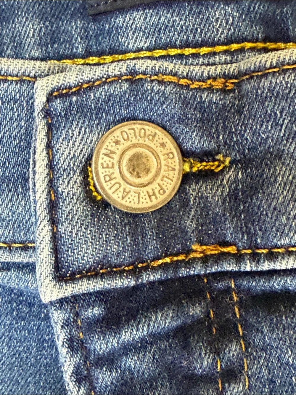 Ralph Lauren Kids Slim Straight Blue Jeans‎